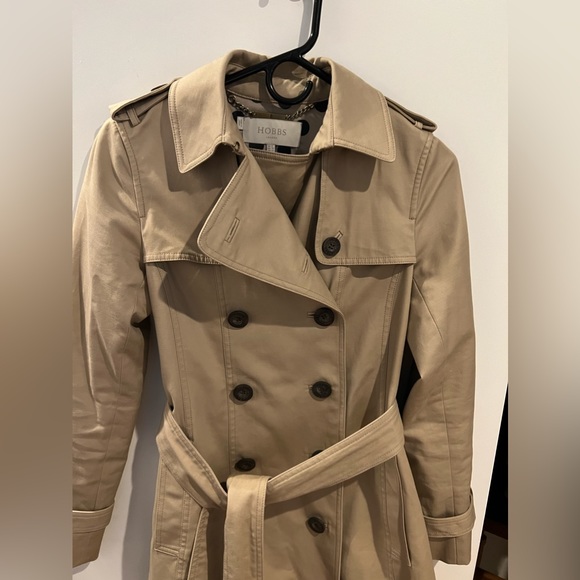 Hobbs trench coat US size 2 - Picture 9 of 12
